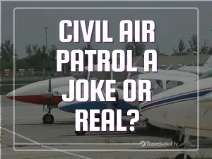 Featured image of airplane with title text over the top "civil air patrol, a joke or real"
