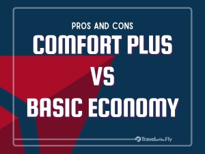 Delta Comfort Plus Seating vs Delta Basic Economy Seating