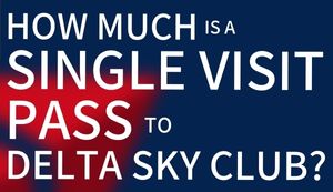 How Much Is a Single Visit Pass to Delta Sky Club?