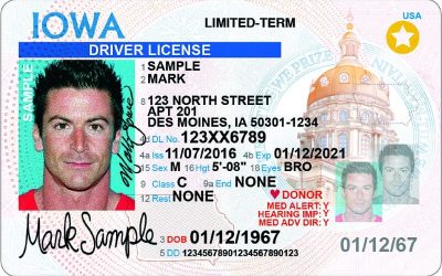 Need A Gold Star On Your Iowa Driver’s License To Fly?