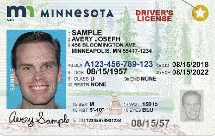 minnesota gold star on driver's license real id