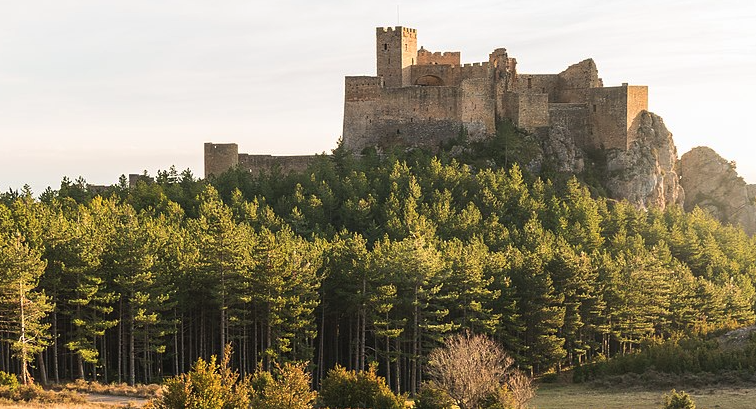 The Castle of Loarre in the Pyrenees
