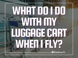 What Do I Do with My Luggage Cart When I Fly??