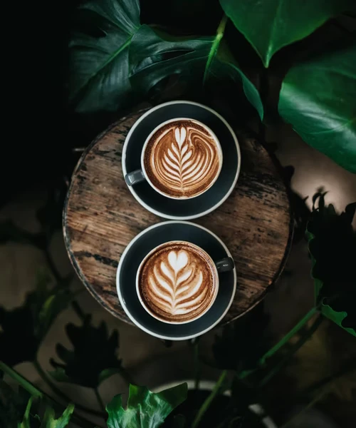 beautiful cups of coffee