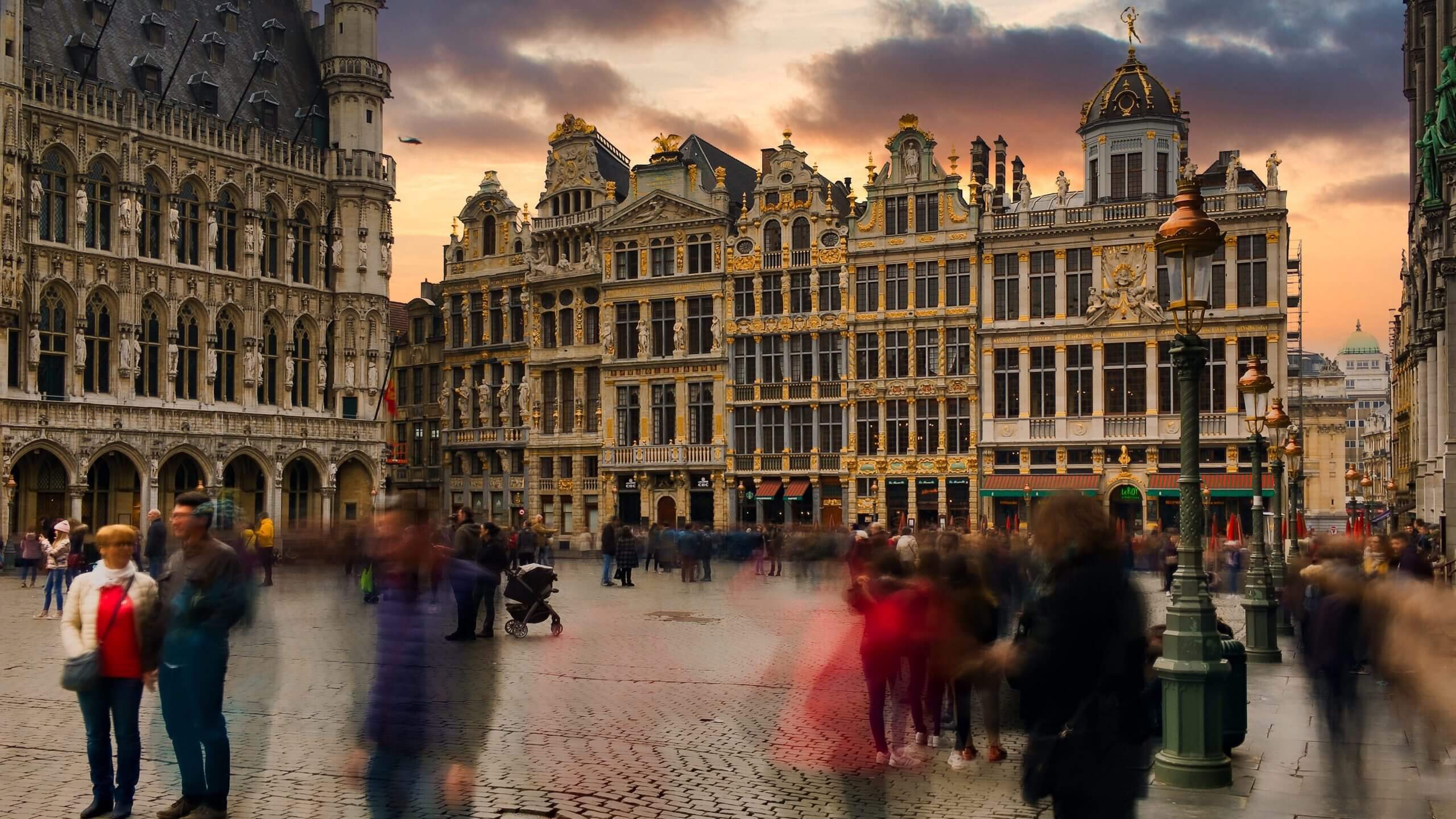 European Square with people - timelapse - Should you carry your passport with you in Europe?
