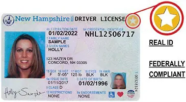new hampshire gold star on license real id